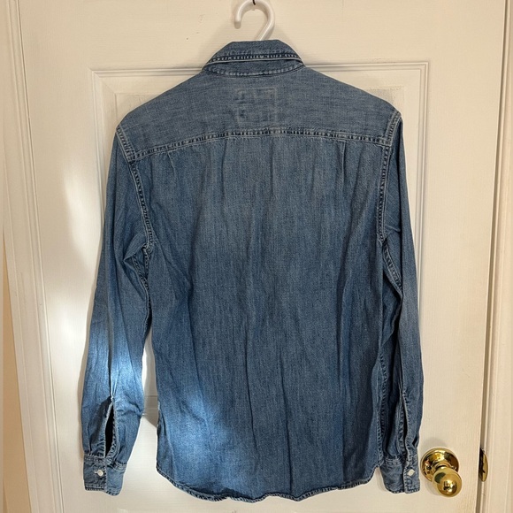 American Eagle Denim Long Sleeve Shirt - Picture 2 of 4
